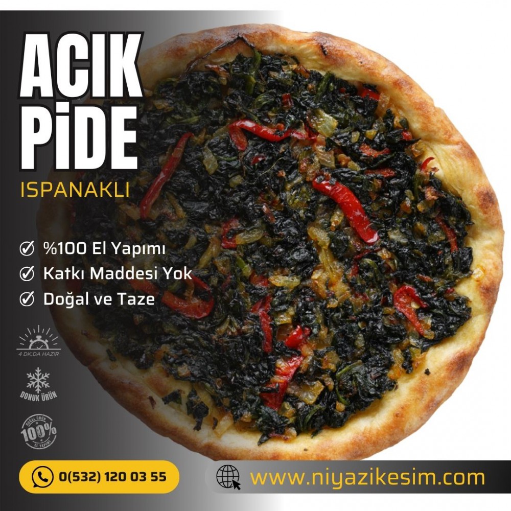 AÇIK ISPANAKLI PİDE