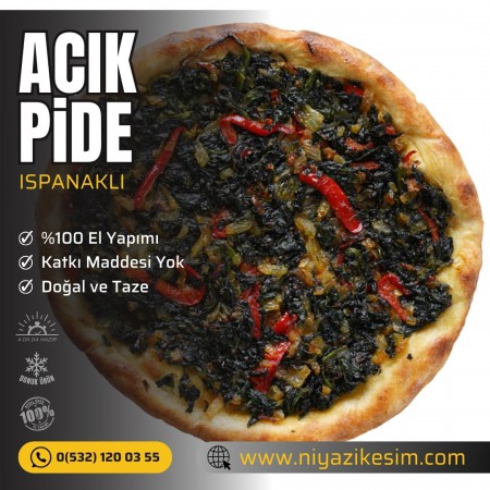 AÇIK ISPANAKLI PİDE